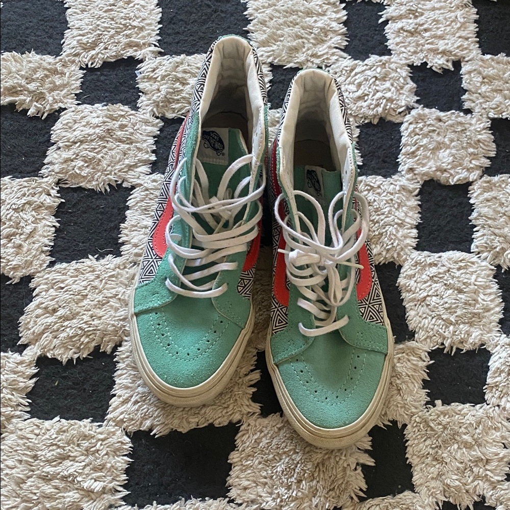 Vans Teal & Orange